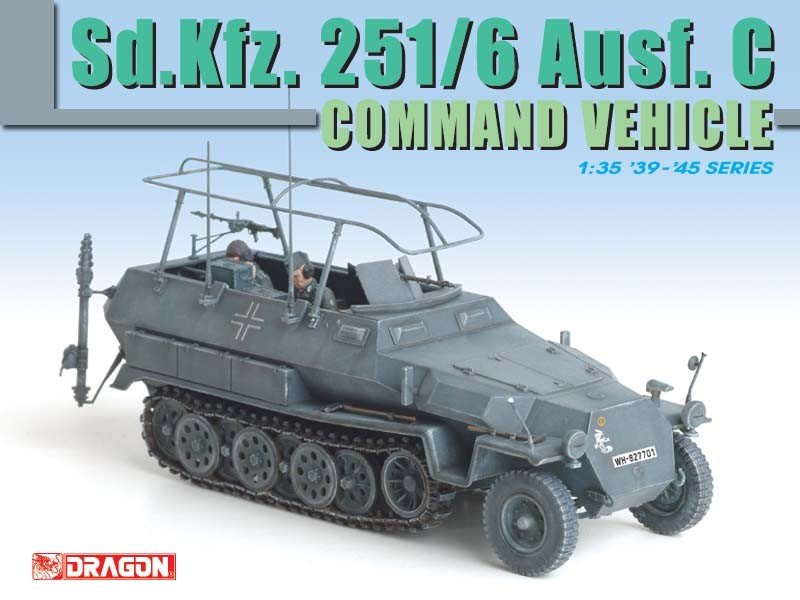 Dragon 6206 Sd.Kfz. 251/6 Ausf. C Command Vehicle 1/35 – Bild 2