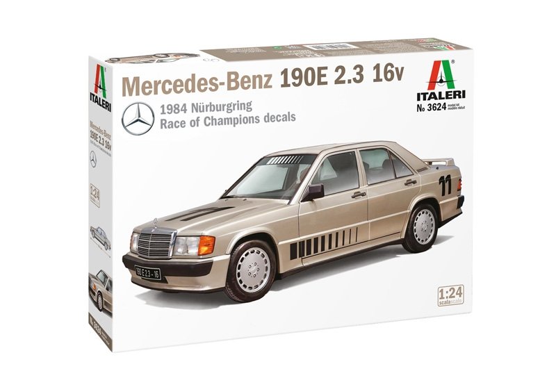 Italeri 3624 Mercedes 190 E 2.3 16V 1/24 – obrázek 2