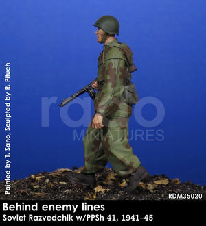 RADO Miniatures RDM35020 Soviet Razvedchik w/PPSh 41, (1941-45) 1/35 – image 3
