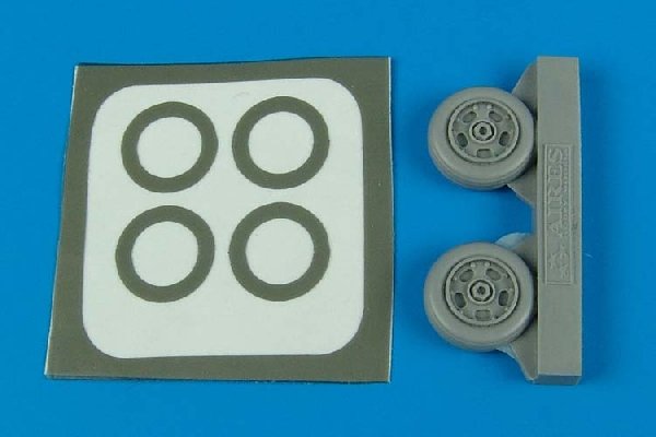 Aires 7227 A-7A/B/E Corsiar II wheels &amp; paint masks 1/72 Hobby craft