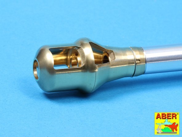 Aber 16L-08 Early muzzle brake for the barrel used on the early version of the Tiger I, King Tiger tank (Porsche turret) / Early muzzle brake used on German 8.8cm barrel Tiger I - early and Tiger II (Porsche turret) 1/16 – image 11