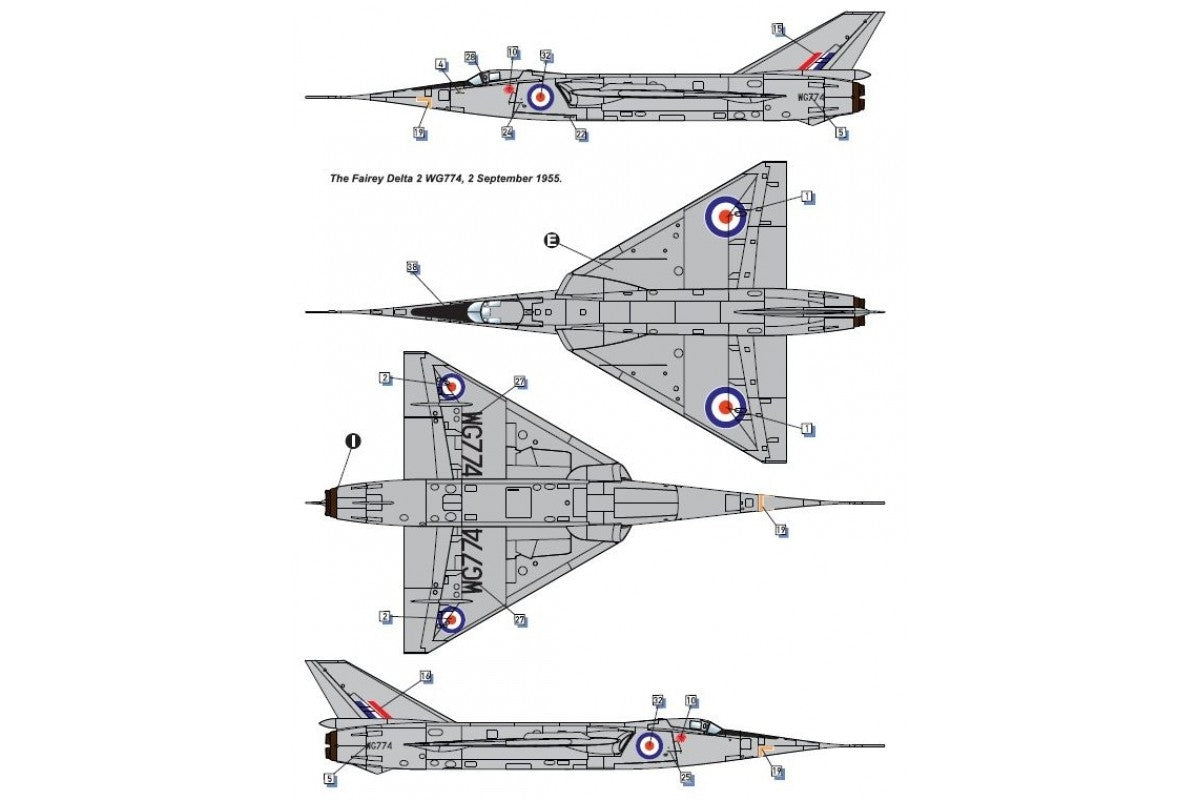 Dora Wings 72009 Fairey Delta 2 British supersonic research aircraft 1/72 – image 6