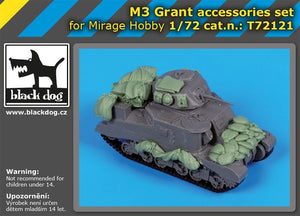 Black Dog T72121 M 3 Grant accessories set for Mirage Hobby 1/72 – image 6