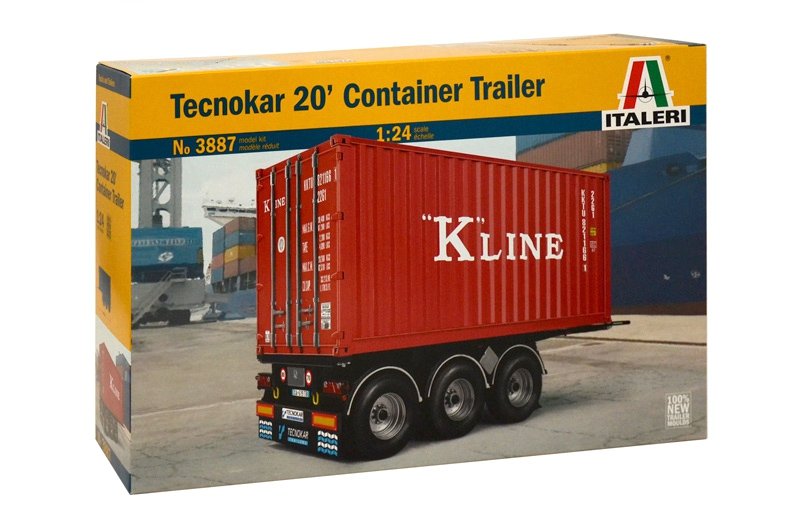 Italeri 3887 TECNOKAR 20 REMORQUE PORTE-CONTENEURS 1/24 – image 2