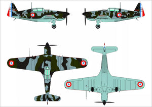 Dora Wings 48031 Morane-Saulnier MS.406C.1 - Battle Of France 1/48 – image 10