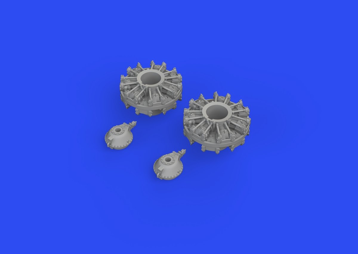 Eduard 672275 B-25J engines EDUARD/HASEGAWA 1/72 – image 4