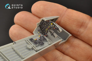Quinta Studio QD48098 Ju 87B-2/R-2 3D-Printed &amp;amp; colored Interior on decal paper (Hasegawa) 1/48 – immagine 5
