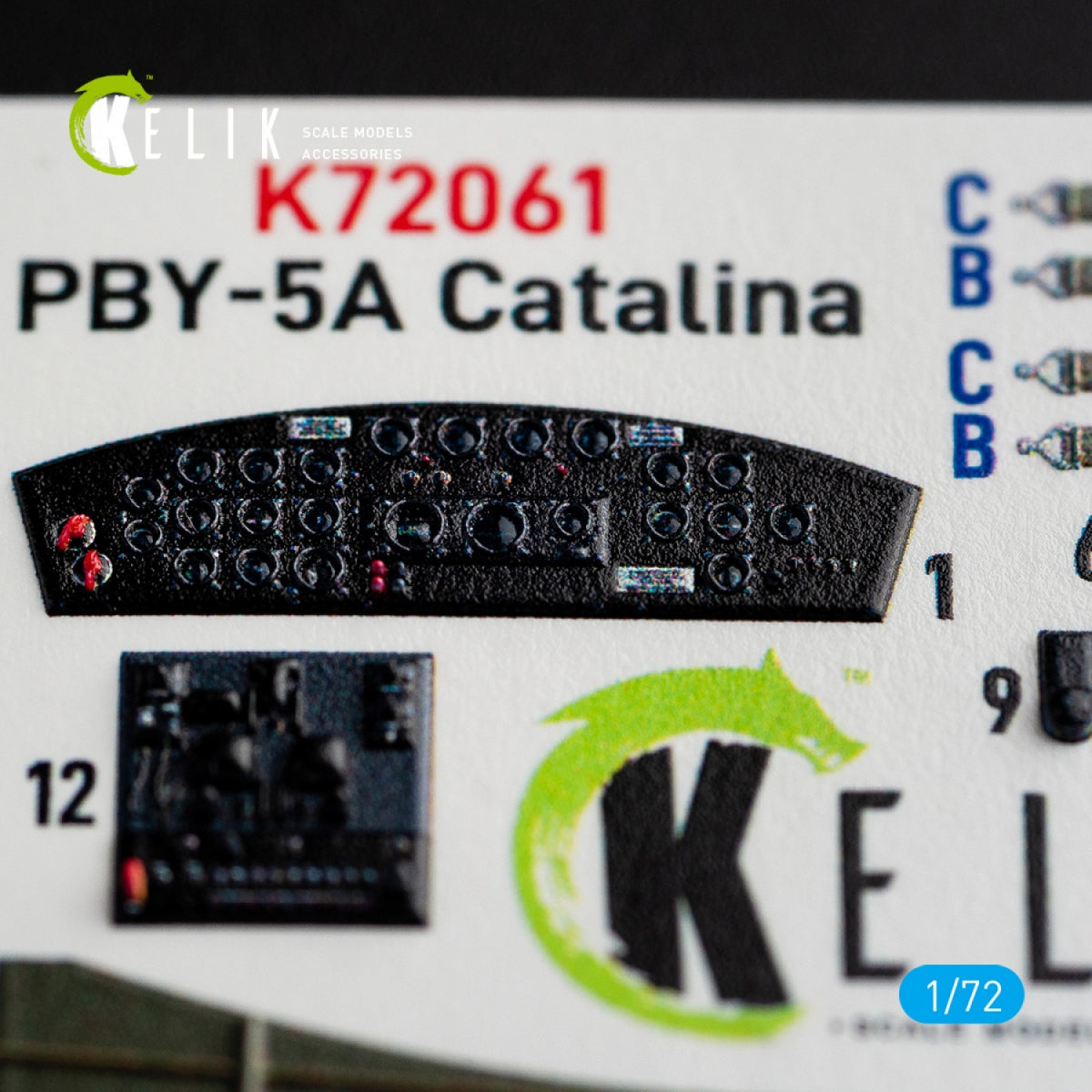 KELIK K72061 PBY-5A CATALINA INTERIOR 3D DECALS FOR TAMIYA KIT 1/72 – image 5
