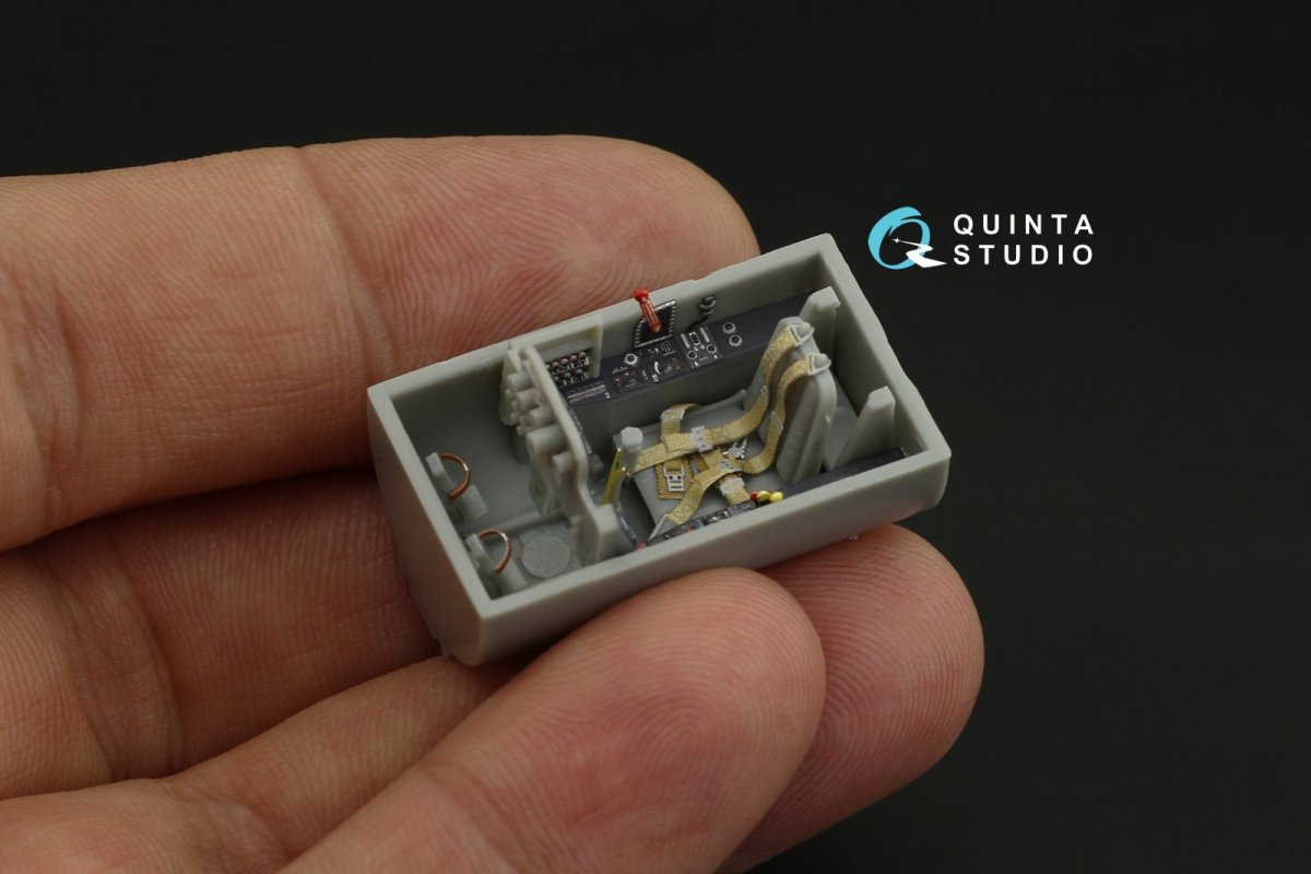 Quinta Studio QD48186 Me 262A 3D-Printed &amp;amp; colored Interior on decal paper (for Dragon ) 1/48 – obrázek 4