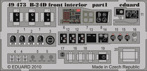 Eduard 49473 B-24D front interior 1/48 Revell Academy – immagine 3