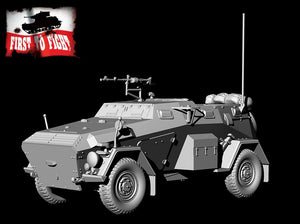 First To Fight PL101 German Armored Car Sd.Kfz. 247 Ausf. BZ MG34 1/72 – Bild 5