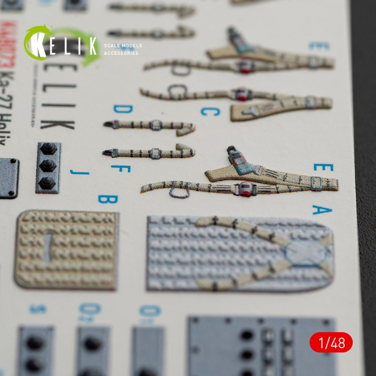 KELIK K48073 Ka-27 Helix interior 3D decals for HobbyBoss kit 1/48 – Bild 10