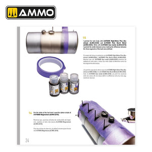 AMMO by Mig Jimenez 5231 THE WEATHERING TECHNICAL GUIDE 01 - Metallized (English, Castellano, Francais) – Bild 4