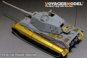Maquette Voyager PE351182 Char King Tiger allemand de la Seconde Guerre mondiale (tourelle Hensehel) (pour kit DRAGON/ZVEZDA) 1/35 – image 10