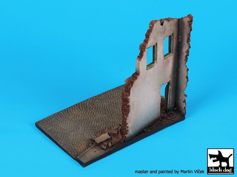 Black Dog D48001 House ruins base 1/48 – immagine 2