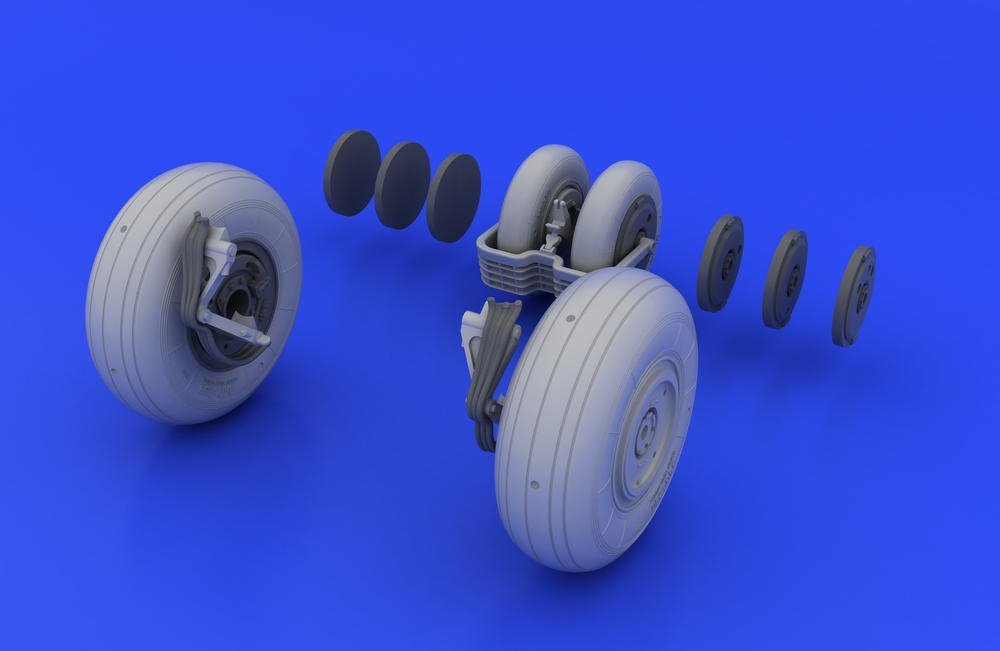 Eduard 648037 MiG-29 wheels 1/48 (Eduard, Academy) – obrázek 5