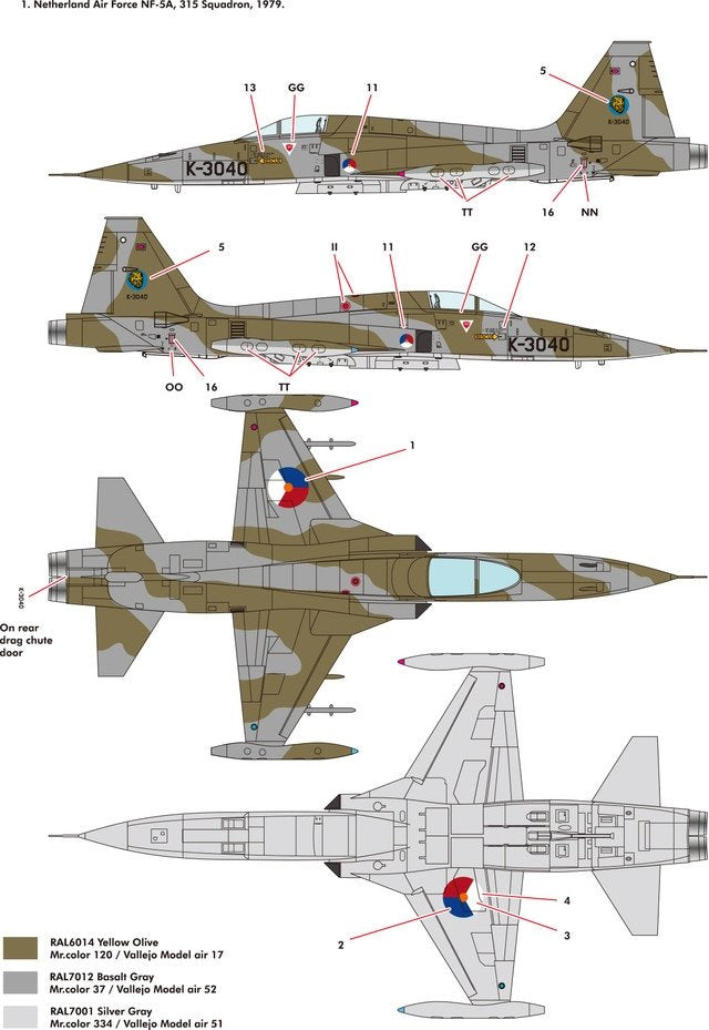 Kinetic K48110 NF-5A Freedom Fighter 1/48 – Bild 2