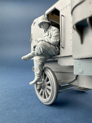 Copper State Models F35-052 German Armored Car Crewman in a field gray coverall 1/35 – Bild 3