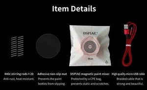 DSPIAE MS-01 Portable Magnetic Paint Mixer – Bild 3
