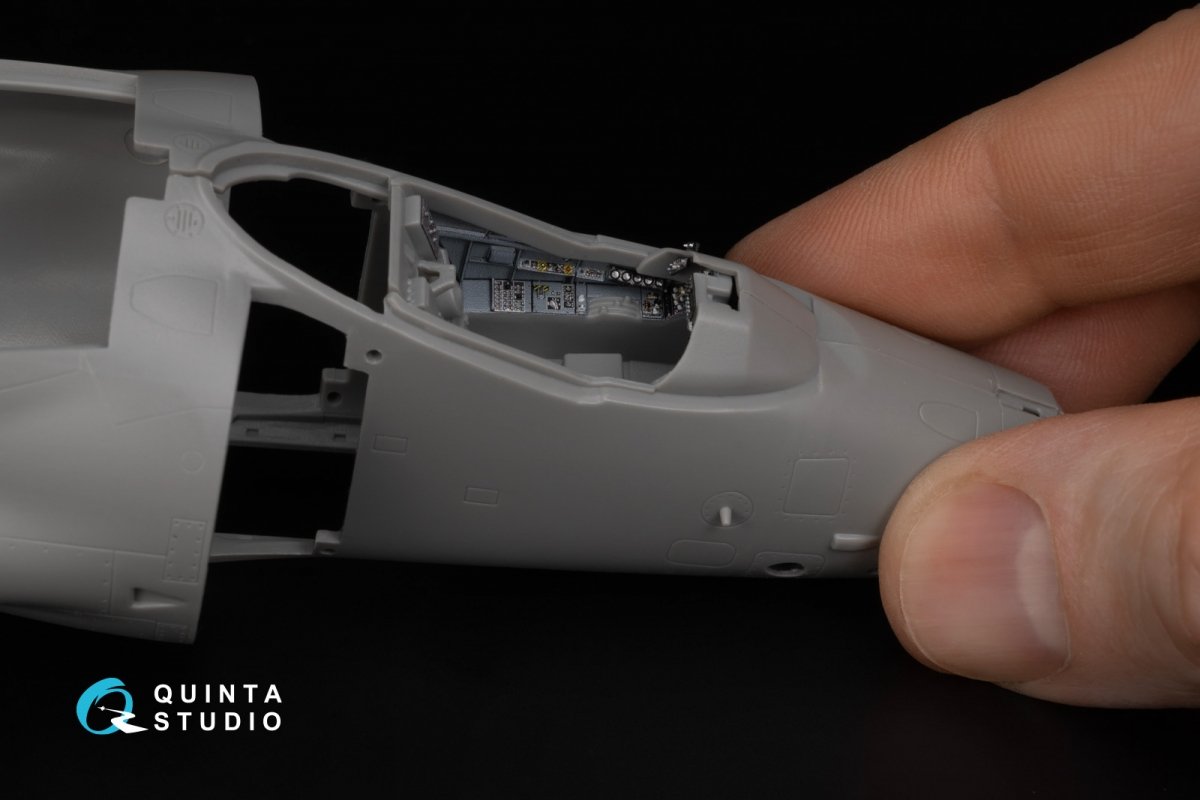 Quinta Studio QD48344 Sea Harrier FA.2 3D-Printed &amp;amp; colored Interior on decal paper (Kinetic) 1/48 – image 10