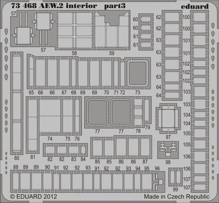 Eduard 73468 Sea King AEW.2 interior SA 1/72 CYBER HOBBY – Bild 2