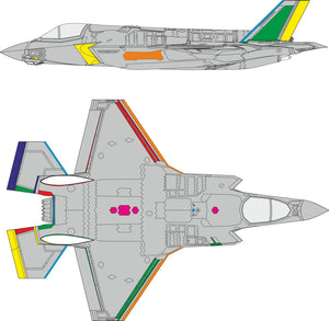Eduard BIG72184 F-35B detail set Tamiya 1/72 – obrázek 7