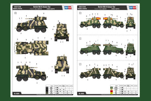 Hobby Boss 83839 Soviet BA-6 Armor Car – immagine 3