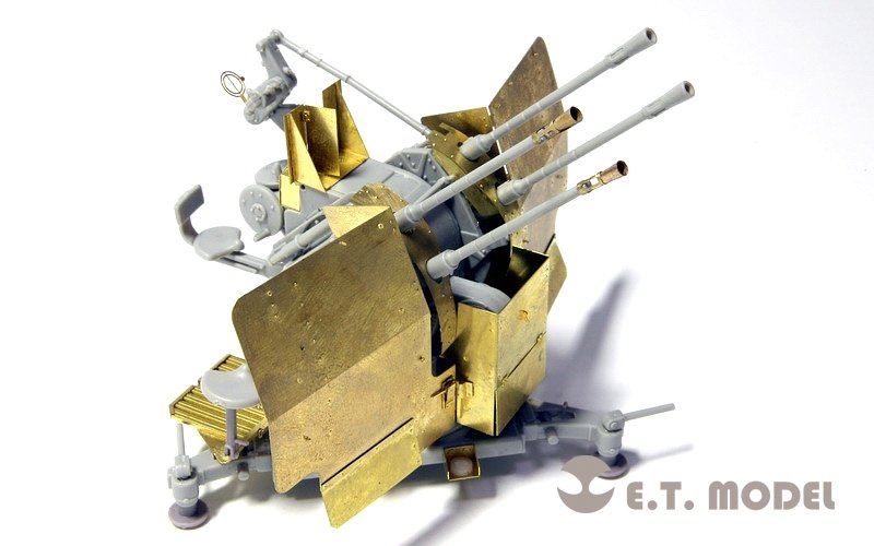 ET Model E35-027 WWII German 2cm FLAK 38 Anti-Aircraft Gun (For TRUMPETER 02309) (1/35) – Bild 5