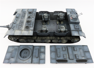 Modelcollect UA72180 Fist of War German P.500 &amp;quot;Gungnir&amp;quot; 1/72 – image 9