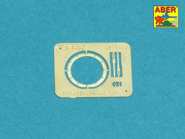 Aber 35L-220 Armament for Soviet Heavy Tank OBJECT 279 1x130mm, 2x14.5mm (1/35) – imagen 11