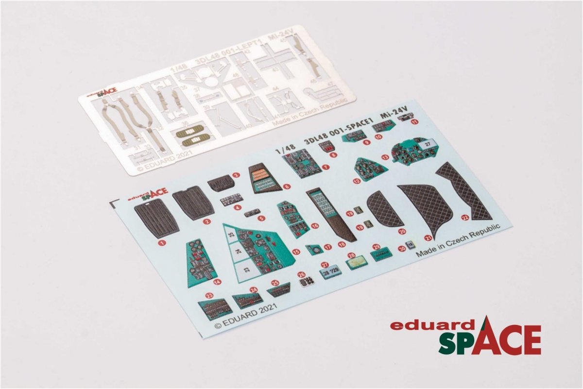Eduard 3DL48001 Mi-24V SPACE 3D for Eduard 1/48 – Bild 2