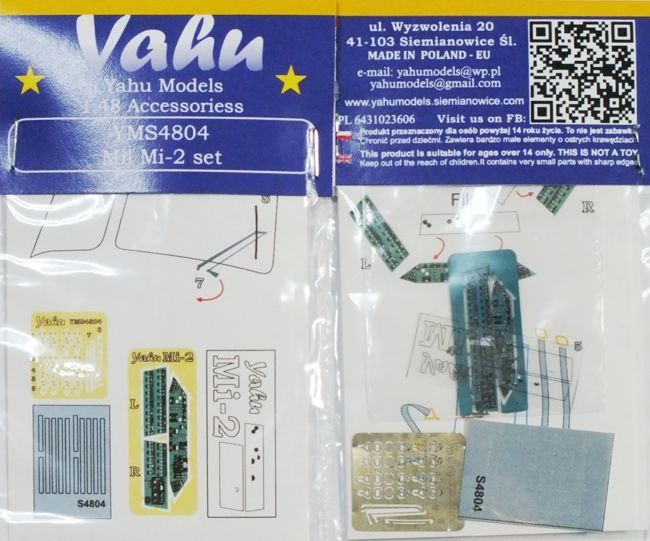Yahu YMS4804 Mil Mi-2 set 1/48