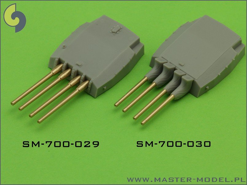 Master SM-700-030 France 380 mm/45 (14.96in) Model 1935 barrels - for turrets with blastbags (8pcs) – image 4