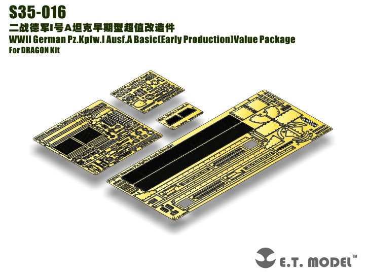 ET Model S35-016 WWII German Pz.Kpfw.I Ausf.A Basic(Early Production)Value Package For DRAGON Kit 1/35 – imagen 7