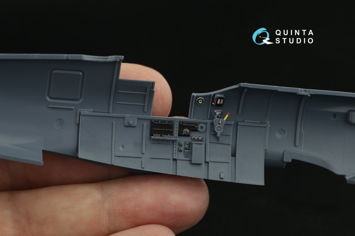 Quinta Studio QD48205 Spitfire Mk.II 3D-Printed &amp;amp; colored Interior on decal paper (Eduard) 1/48 – image 4