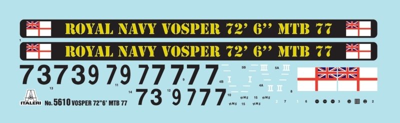 Italeri 5610 British Vosper MTB 1/35 – immagine 6