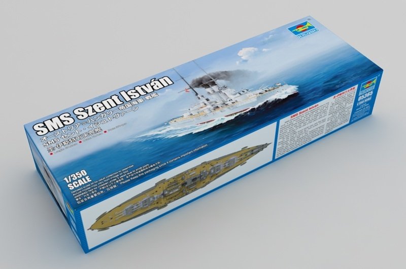 Trumpeter 05365 SMS Szent István 1/350 – Bild 2