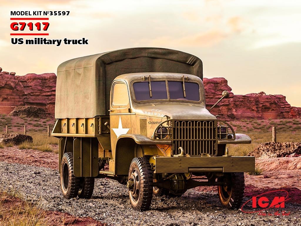 Camion militaire américain ICM 35597 G7117 1/35