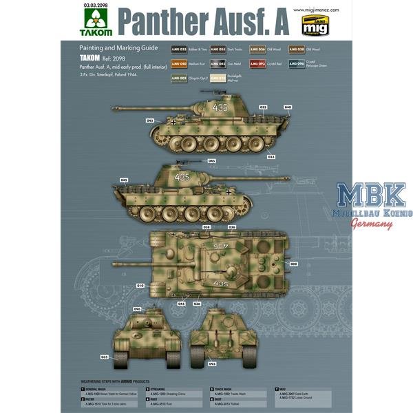 Das Werk DW35010 Panther Ausf.A early / mid Version 1/35 – immagine 2