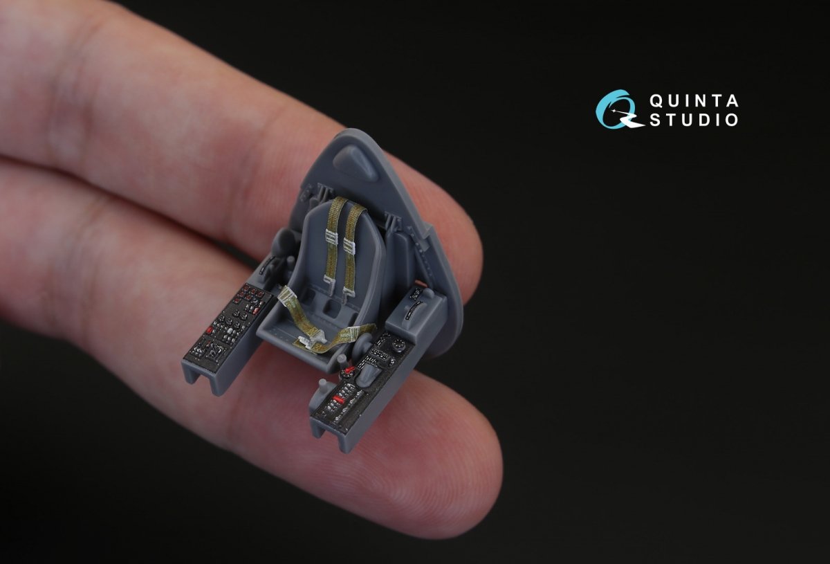 Quinta Studio QD48110 F4U-1 Corsair (Bird cage) 3D-Printed &amp;amp; colored Interior on decal paper (for Tamiya kit) 1/48 – Bild 4
