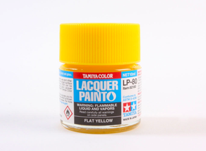 TAMIYA 82180 LP-80 Flat Yellow 10ml – image 3