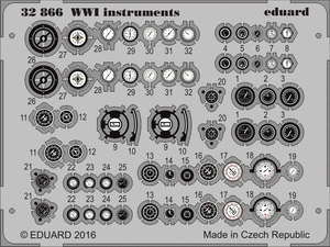Eduard 32866 WWI instruments 1/32