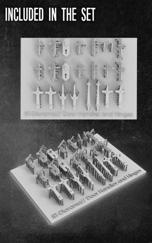 RT-Diorama 35662 Door Handles &amp;amp; Hinges 1/35 – imagen 2