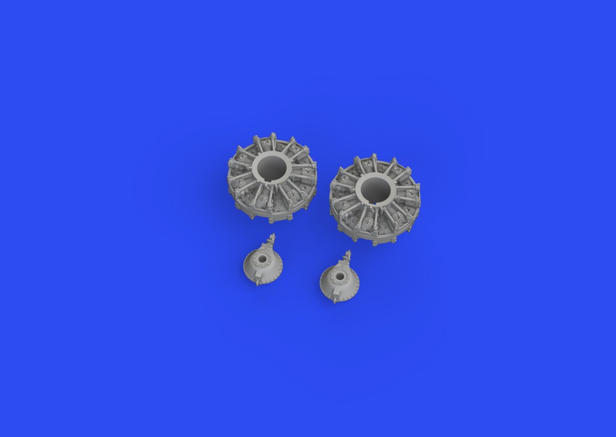 Eduard 672275 B-25J engines EDUARD/HASEGAWA 1/72 – image 3