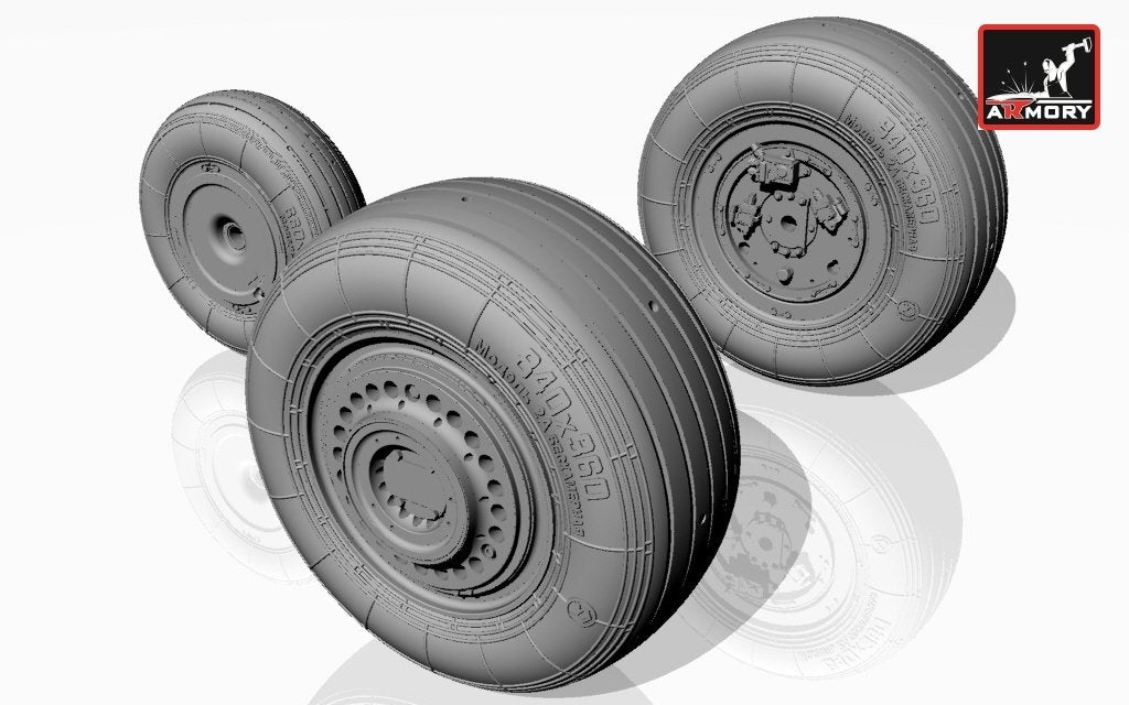 Armory Models AW32003 Sukhoj Su-25 Frogfoot wheels 1/32