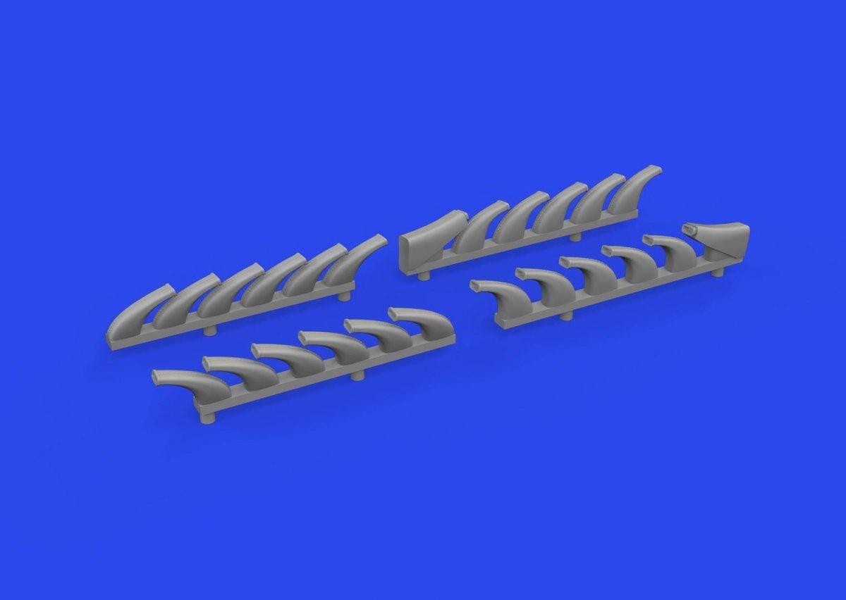 Eduard 648878 Do 335A exhaust stacks PRINT TAMIYA 1/48 – image 3