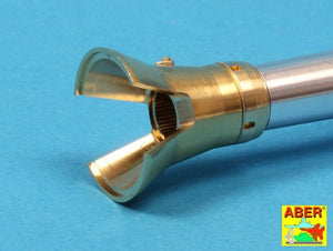 Aber 16L-08 Early muzzle brake for the barrel used on the early version of the Tiger I, King Tiger tank (Porsche turret) / Early muzzle brake used on German 8.8cm barrel Tiger I - early and Tiger II (Porsche turret) 1/16 – image 10