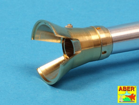 Aber 16L-08 Early muzzle brake for the barrel used on the early version of the Tiger I, King Tiger tank (Porsche turret) / Early muzzle brake used on German 8.8cm barrel Tiger I - early and Tiger II (Porsche turret) 1/16 – image 10