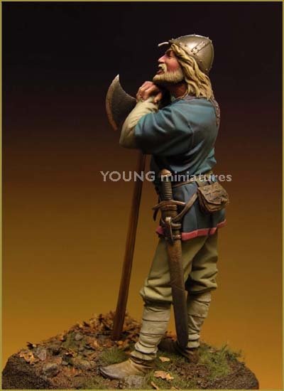 Young Miniatures YH9003 VIKING WARLORD 10 AD 90mm – obrázek 4