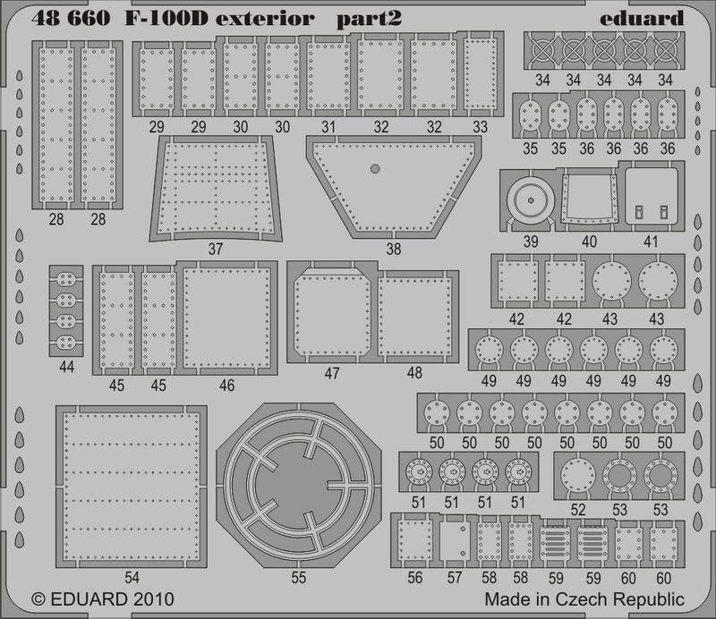 Eduard 48660 F-100D exterior 1/48 Trumpeter – image 2